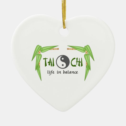 BAMBOO TAI CHI KERAMIKORNAMENT (Vorne)