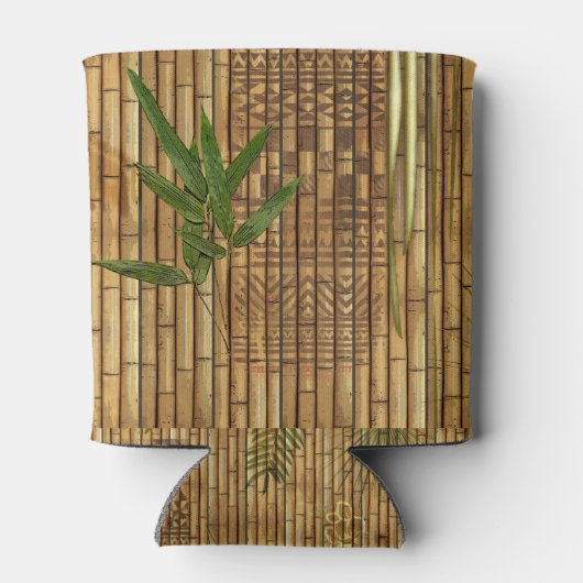 Bamboo Tapa Cloth Dosenkühler (Rückseite)