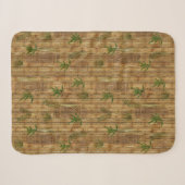 Bamboo Tapa Cloth Sherpadecke (Vorderseite (Horizontal))