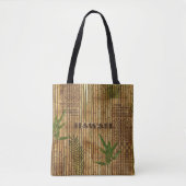 Bamboo Tapa Tuch mit/aus dem Text Tasche (Vorderseite)