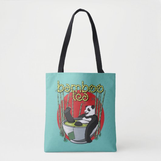 Bamboo Tea Drinker Panda Tasche (Vorderseite)