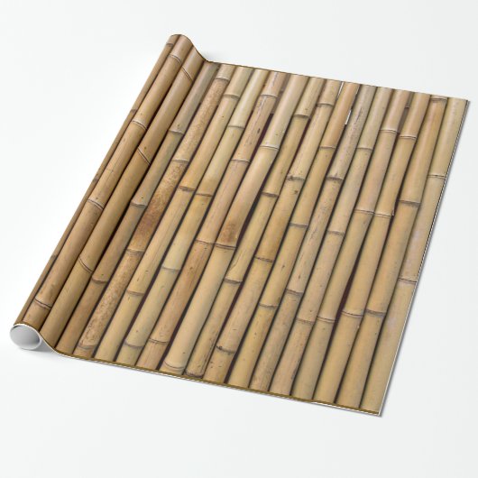 Bamboo Textured Wrapping Paper Geschenkpapier (Ungerollt)