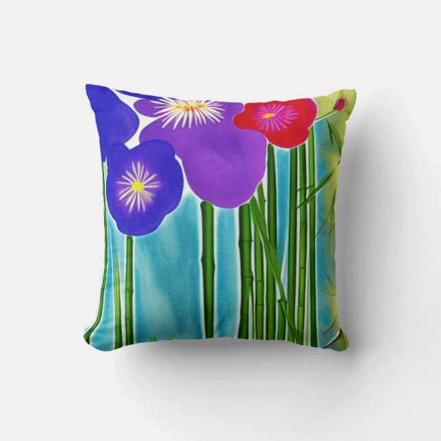 Bamboo Throw Kissen (Vorderseite)