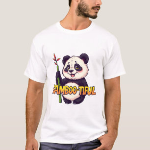 ''Bamboo-tiful'' lustiger und süßer Panda T-Shirt