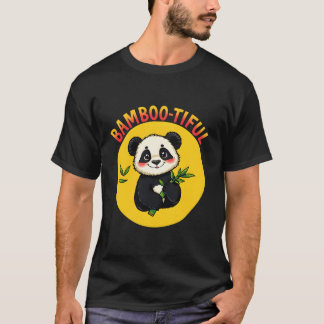 ''Bamboo-tiful'' lustiger und süßer Panda T-Shirt