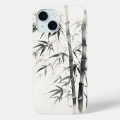 Bamboo-Tintenzeichnung Case-Mate iPhone Hülle (Rückseite)