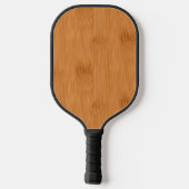 Bamboo Toast Holz Grain Look Pickleball Schläger (Rückseite)