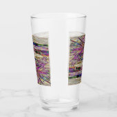 Bamboo Tree Digitales Gemälde Original Kunstglas Glas (Rechts)