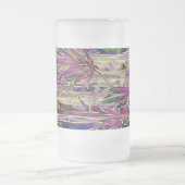 Bamboo Tree Digitales Gemälde Original Kunstglas Mattglas Bierglas (Mittel)