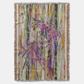 Bamboo Tree Digitales Gemälde Originelle Kunst Decke (Vorderseite Vertikal)