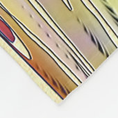 Bamboo Tree Digitales Gemälde Originelle Kunst Fleecedecke (Ecke)