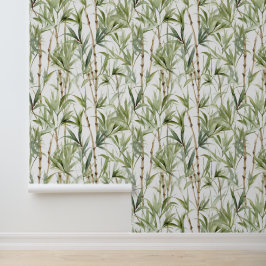 Bamboo Trees Print Tapete