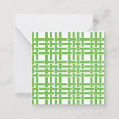 Bamboo- und Grosgetreidekarten Mitteilungskarte (Rückseite)