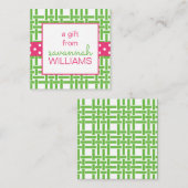 Bamboo- und Grosgetreidekarten Mitteilungskarte (Vorne/Hinten)