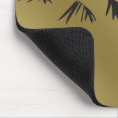 Bamboo Verlasse Black + Gold Custom Gift Mousepad (Ecke)