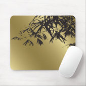 Bamboo Verlasse Black + Gold Custom Gift Mousepad (Mit Mouse)