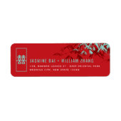 Bamboo Verlasse Simple Zen Asian Wedding Address (Vorne)