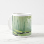 Bamboo-Wald mit Fluss Kaffeetasse (Vorderseite Links)