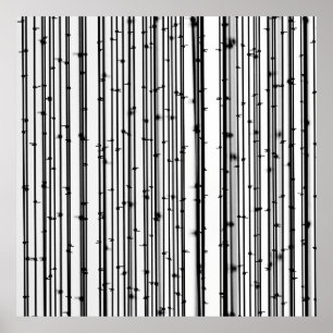 Bamboo wallpaper poster