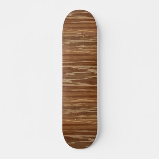 Bamboo Wood 01 Skateboard (Vorne)