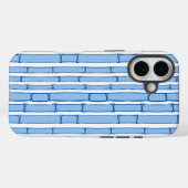 Bambooey Bamboo Stripe in Blue Porcelain Case-Mate iPhone Hülle (Rückseite (Horizontal))