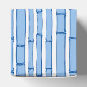 Bambooey Bamboo Stripe in Blue Porcelain Geschenkschachtel (Oben)