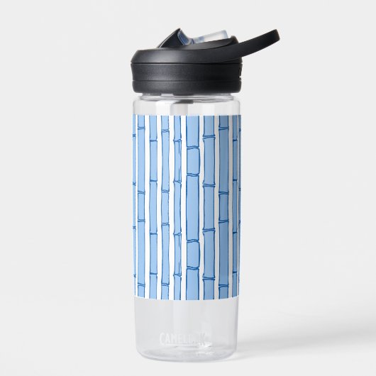 Bambooey Bamboo Stripe in Blue Porcelain Trinkflasche (Links)