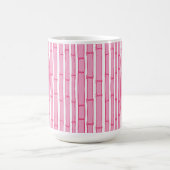 Bambooey Bamboo Stripe in Pink Kaffeetasse (Mittel)
