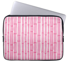 Bambooey Bamboo Stripe in Pink Laptopschutzhülle