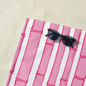 Bambooey Bamboo Stripe in Pink Strandtuch (Beispiel)