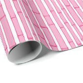 Bambooey Bambusstreifen in Rosa Geschenkpapier (Rolleneckpunkt)