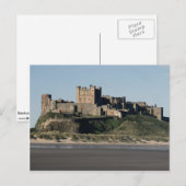 Bamburgh Castle, Northumberland, England, Großbrit Postkarte (Vorne/Hinten)