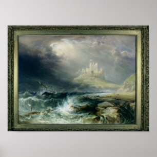 Bamburgh Schloss, Northumberland Poster