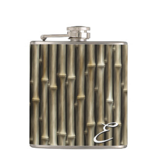 Bambus 1 Wrapped Flask Flachmann