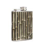 Bambus 1 Wrapped Flask Flachmann (Rechts)