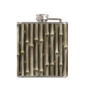 Bambus 1 Wrapped Flask Flachmann (Rückseite)