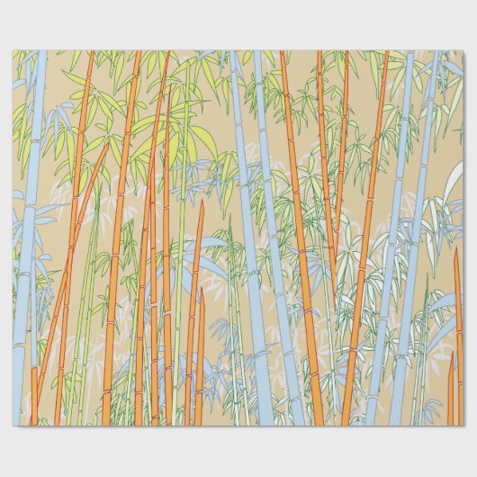 Bambus 2 geschenkpapier (Flach)
