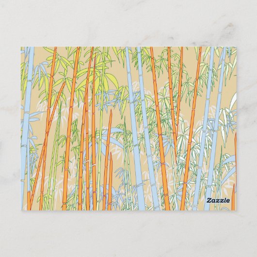 Bambus 2 postkarte (Rückseite)