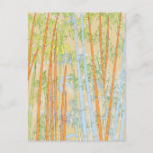 Bambus 2 postkarte (Vorderseite)