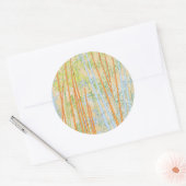 Bambus 2 runder aufkleber (Umschlag)