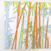 Bambus 3 dreifach gefaltete urlaubskarte (Innen Erste Seite)