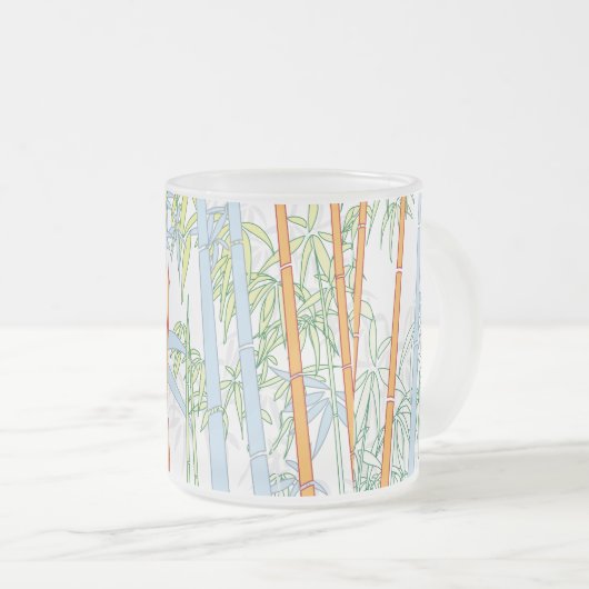 Bambus 3 mattglastasse (VorderseiteRechts)