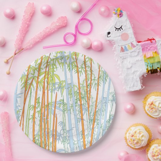 Bambus 3 pappteller (Party)