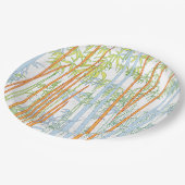 Bambus 3 pappteller (Schrägansicht)