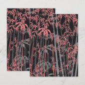 Bambus 5 mitteilungskarte (Vorne/Hinten)