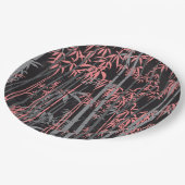 Bambus 5 pappteller (Schrägansicht)