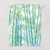 Bambus 6 feiertagspostkarte (Vorderseite)