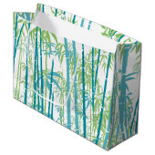 Bambus 6 große geschenktüte (Vorderseite Schrägansicht)