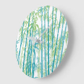 Bambus 6 große wanduhr (Winkel)