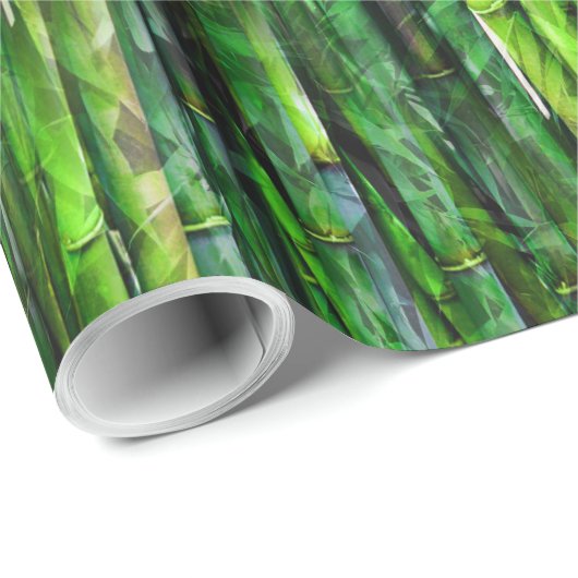 Bambus 9A1 Geschenkpapier (Rolleneckpunkt)